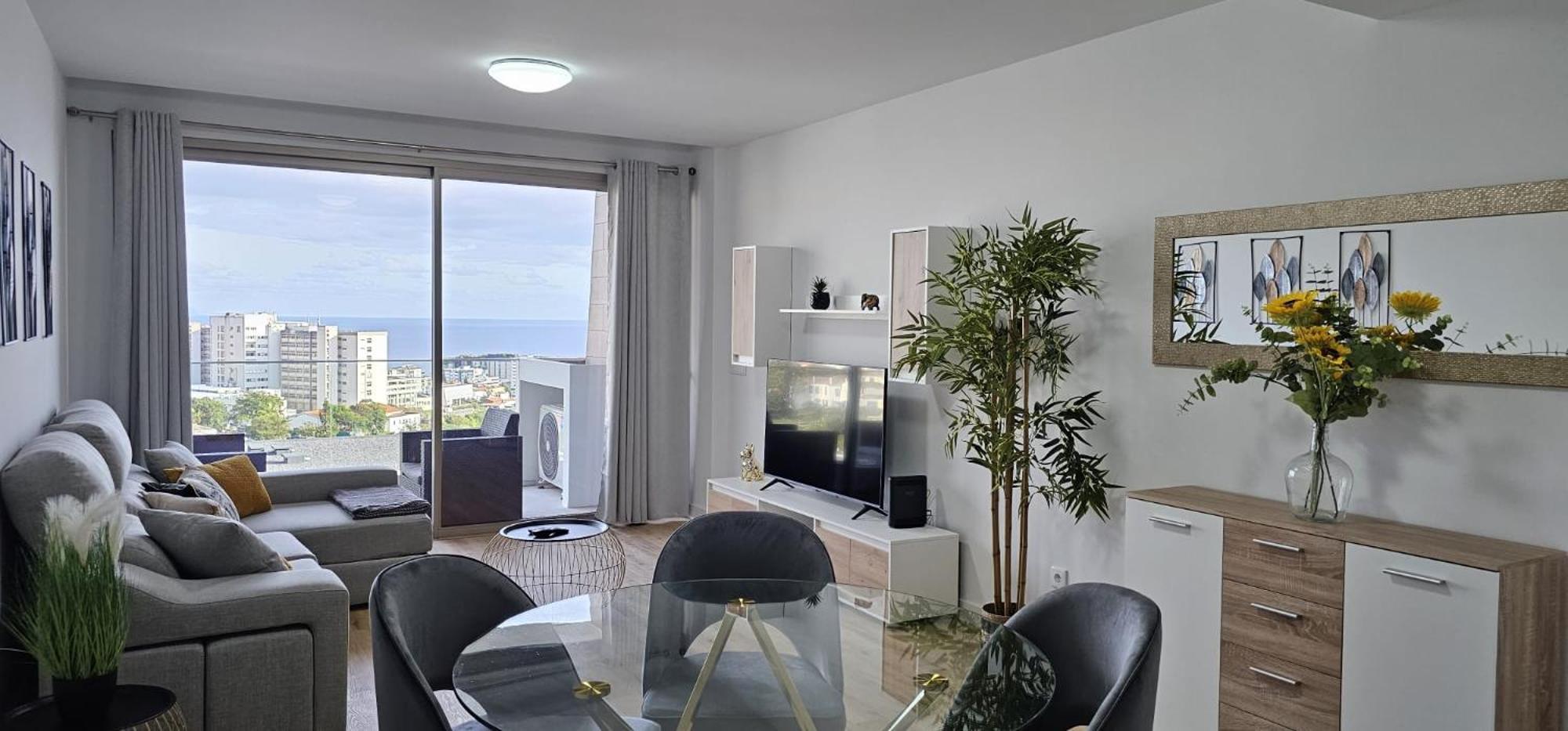 Apartmán Vista Mar - Ac, Parking And Pool Funchal  Exteriér fotografie
